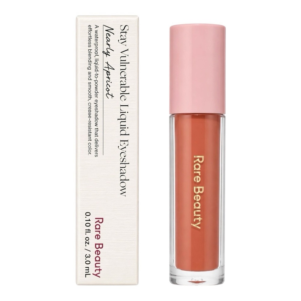 Rare Beauty Stay Vulnerable Liquid Eyeshadow Nearly Apricot 0.10 oz